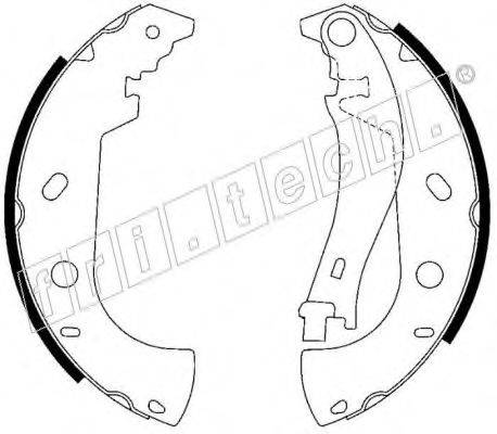 FRI.TECH. 1034099 Комплект тормозных колодок
