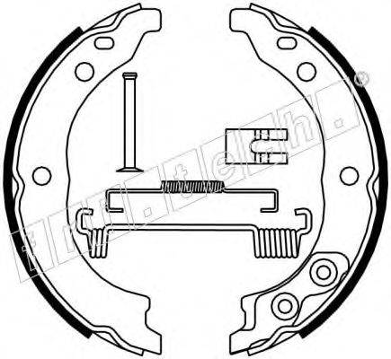 FRI.TECH. 1034113K Комплект тормозных колодок, стояночная тормозная система
