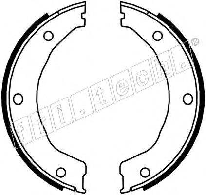 FRI.TECH. 1040158 Комплект тормозных колодок, стояночная тормозная система