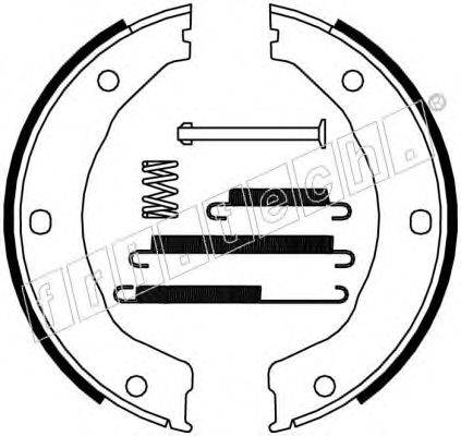 FRI.TECH. 1040158K Комплект тормозных колодок, стояночная тормозная система