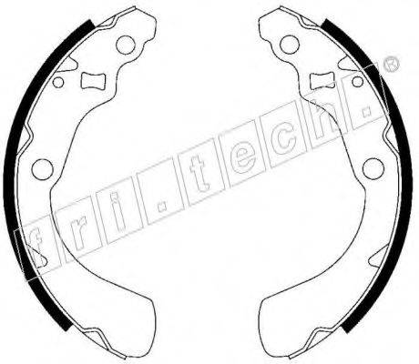 FRI.TECH. 1044019 Комплект тормозных колодок