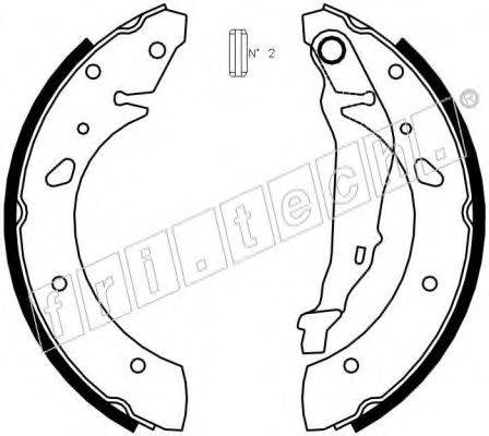 FRI.TECH. 1044020 Комплект тормозных колодок