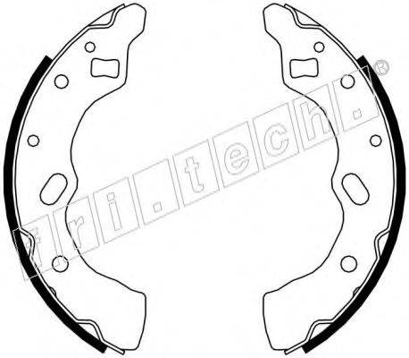 FRI.TECH. 1049145 Комплект тормозных колодок