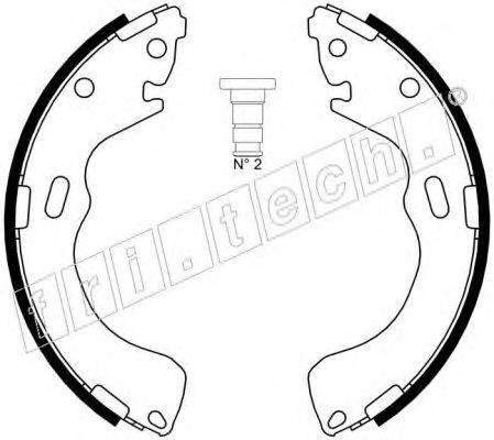 FRI.TECH. 1049150 Комплект тормозных колодок