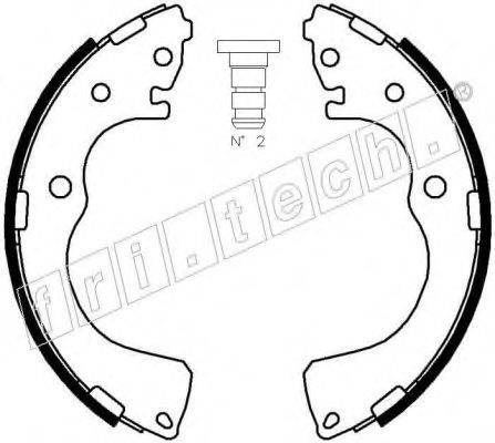 FRI.TECH. 1049152 Комплект тормозных колодок