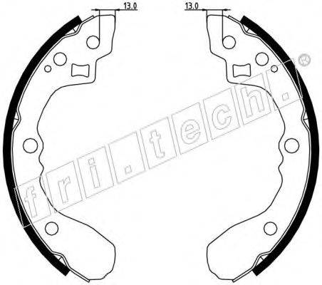 FRI.TECH. 1049154 Комплект тормозных колодок