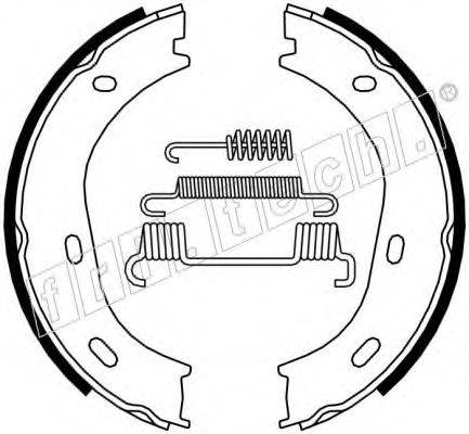 FRI.TECH. 1052116K Комплект тормозных колодок, стояночная тормозная система
