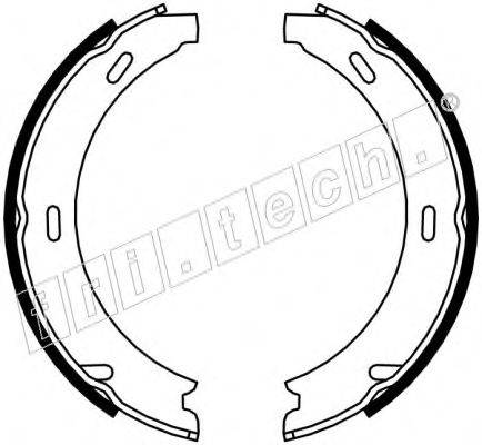 FRI.TECH. 1052117 Комплект тормозных колодок, стояночная тормозная система