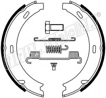 FRI.TECH. 1052117K Комплект тормозных колодок, стояночная тормозная система