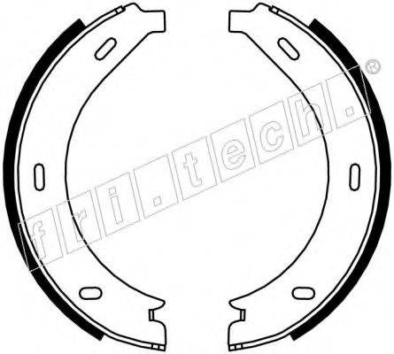 FRI.TECH. 1052123 Комплект тормозных колодок, стояночная тормозная система