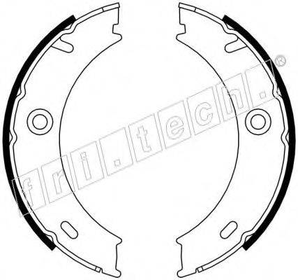 FRI.TECH. 1052127 Комплект тормозных колодок, стояночная тормозная система