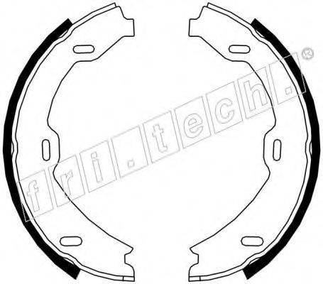 FRI.TECH. 1052128 Комплект тормозных колодок, стояночная тормозная система