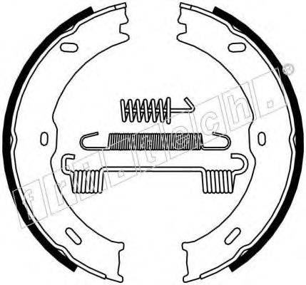 FRI.TECH. 1052133K Комплект тормозных колодок, стояночная тормозная система