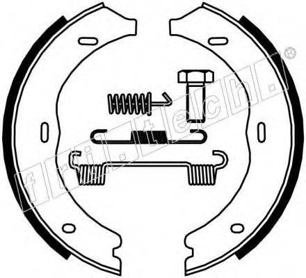 FRI.TECH. 1052135K Комплект тормозных колодок, стояночная тормозная система