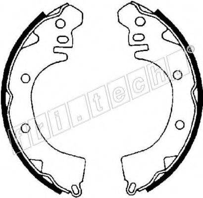 FRI.TECH. 1064155 Комплект тормозных колодок