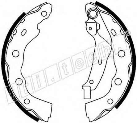 FRI.TECH. 1064170 Комплект тормозных колодок