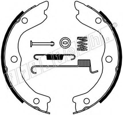 FRI.TECH. 1067196K Комплект тормозных колодок, стояночная тормозная система