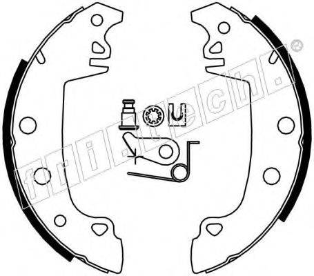 FRI.TECH. 1079187K Комплект тормозных колодок