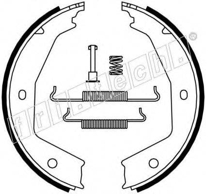FRI.TECH. 1079194K Комплект тормозных колодок, стояночная тормозная система