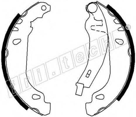 FRI.TECH. 1088216Y Комплект тормозных колодок