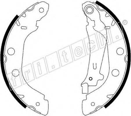 FRI.TECH. 1088226 Комплект тормозных колодок
