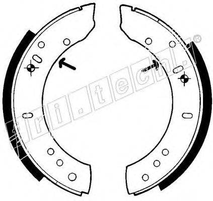 FRI.TECH. 1092302 Комплект тормозных колодок