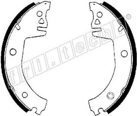 FRI.TECH. 1106218 Комплект тормозных колодок