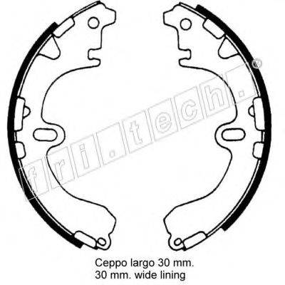 FRI.TECH. 1115289 Комплект тормозных колодок