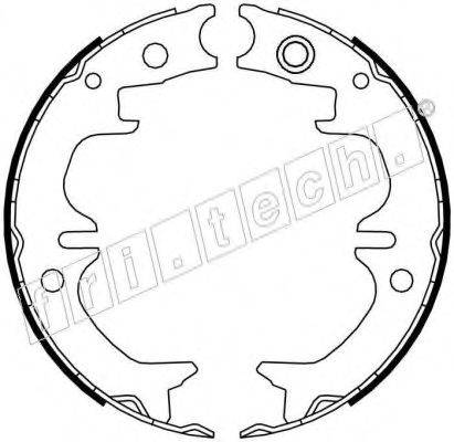 FRI.TECH. 1115314 Комплект тормозных колодок, стояночная тормозная система