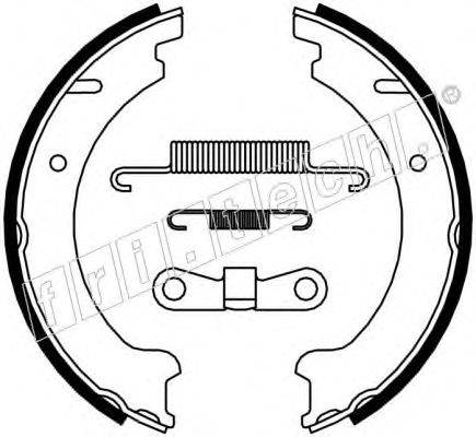 FRI.TECH. 1127272K Комплект тормозных колодок, стояночная тормозная система