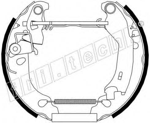 FRI.TECH. 16250 Комплект тормозных колодок