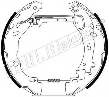 FRI.TECH. 16259 Комплект тормозных колодок