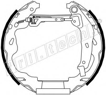 FRI.TECH. 16275 Комплект тормозных колодок