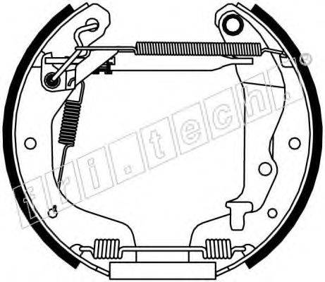 FRI.TECH. 16293 Комплект тормозных колодок