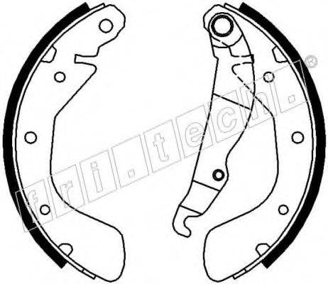 FRI.TECH. 17118 Комплект тормозных колодок