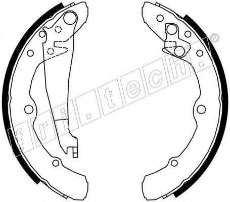 FRI.TECH. 17138 Комплект тормозных колодок