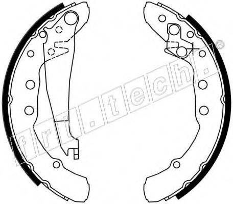FRI.TECH. 17140 Комплект тормозных колодок