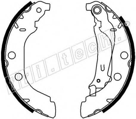 FRI.TECH. 17164 Комплект тормозных колодок