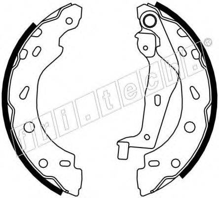FRI.TECH. 17186 Комплект тормозных колодок