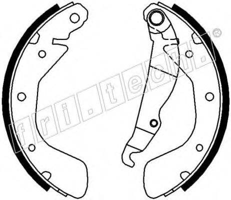 FRI.TECH. 17193 Комплект тормозных колодок