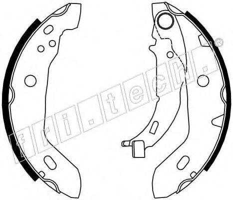 FRI.TECH. 17209 Комплект тормозных колодок