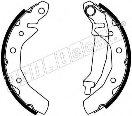 FRI.TECH. 17254 Комплект тормозных колодок