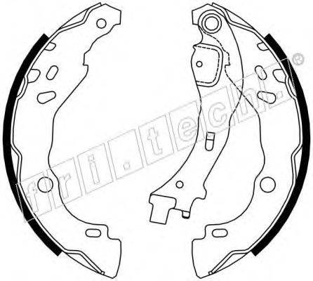 FRI.TECH. 17259 Комплект тормозных колодок
