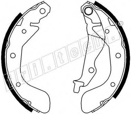 FRI.TECH. 17293 Комплект тормозных колодок