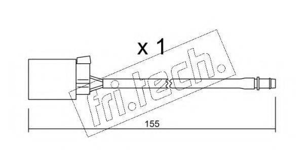 FRI.TECH. SU015 Сигнализатор, износ тормозных колодок