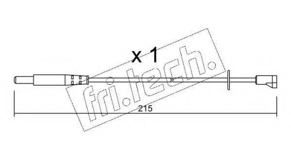 FRI.TECH. SU022 Сигнализатор, износ тормозных колодок
