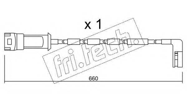 FRI.TECH. SU082 Сигнализатор, износ тормозных колодок