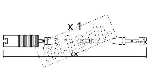 FRI.TECH. SU083 Сигнализатор, износ тормозных колодок