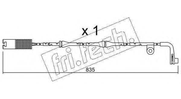 FRI.TECH. SU158 Сигнализатор, износ тормозных колодок