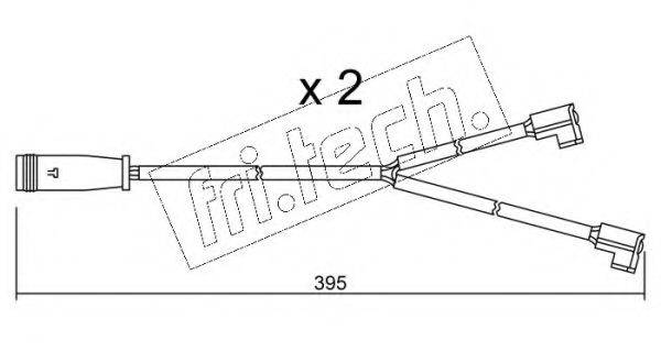 FRI.TECH. SU174K Сигнализатор, износ тормозных колодок